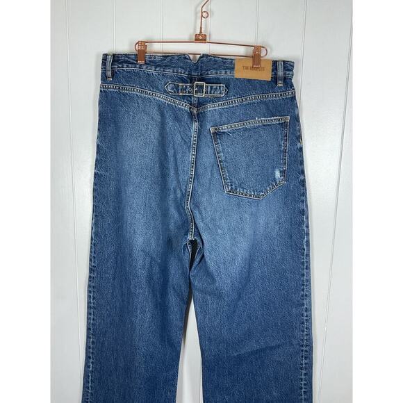 The Kooples Dark Blue Wide-Leg Men's Jeans NWT Size 33 - Picture 11 of 12